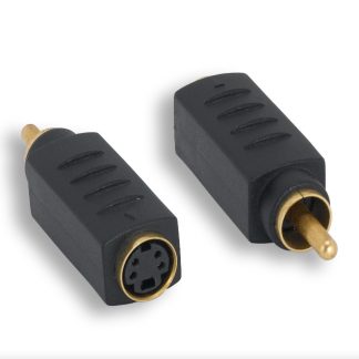 S-Video F to RCA M Adapter
