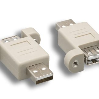 USB 2.0 Type A M / F Panel Mount Port Saver