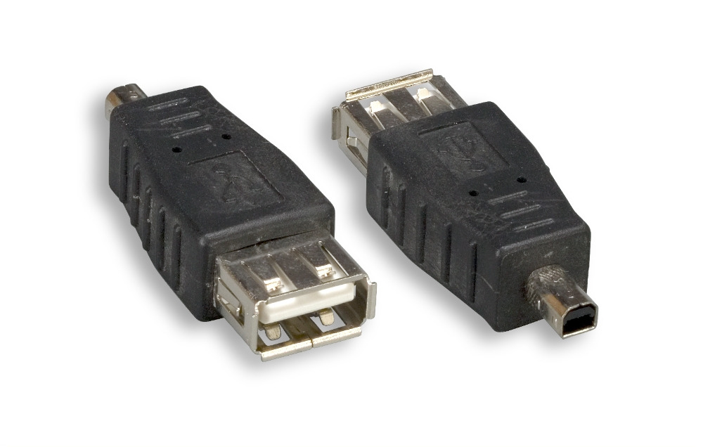 USB 2.0 AF / Mini 4 Pin Adapter