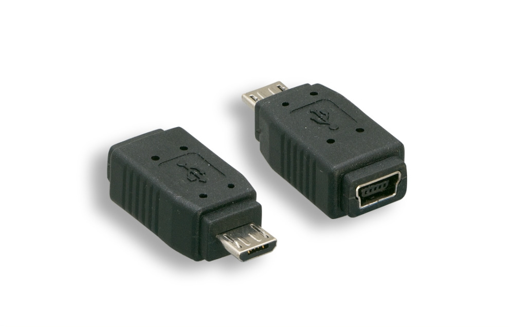 USB Micro B Male to Mini 5 Pin Adapter