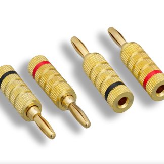 Closed Screw Type Speaker Banana Plugs