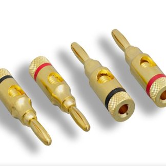 Open Screw Type Speaker Banana Plugs