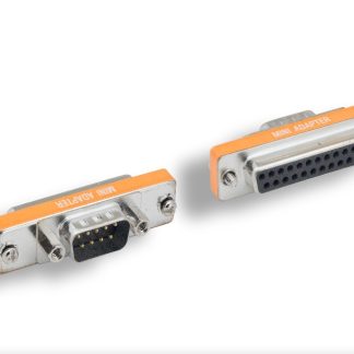 DB9 M to DB25 F AT Modem Mini Adapter