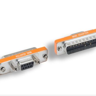 DB9 F to DB25 M AT Modem Mini Adapter
