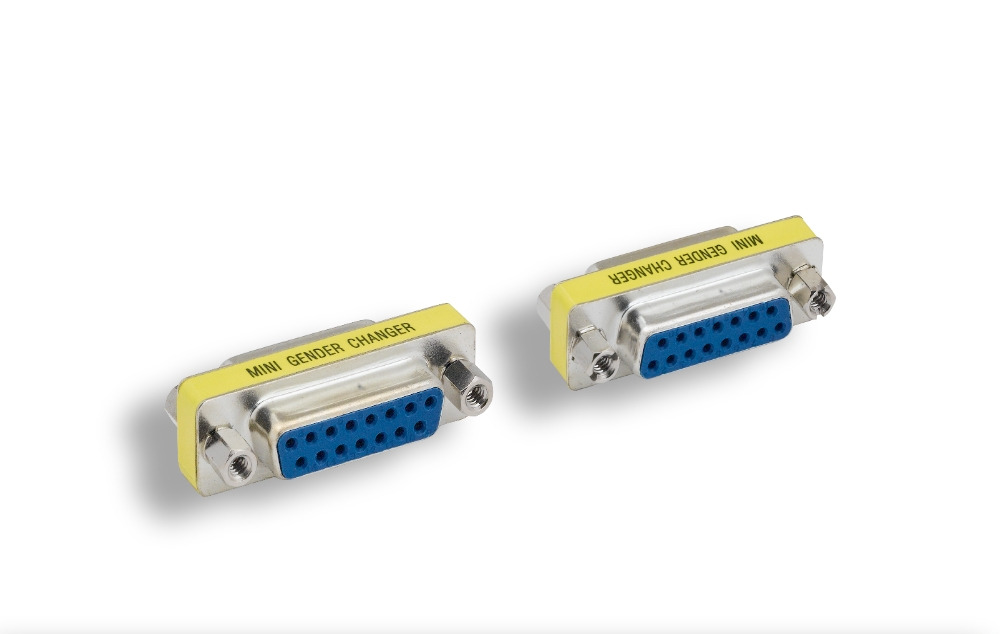 DB15 F to DB15 F Mini Gender Changer