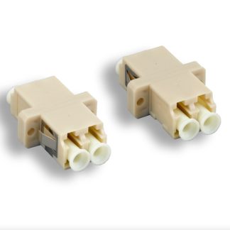 Multi-Mode LC/LC Duplex Fiber Optic Coupler, Panel Mount Type
