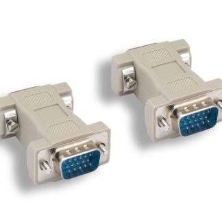HD15 M to HD15 M VGA Molded Gender Changer