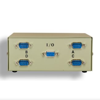 4-Way DB9 Manual Data Switch