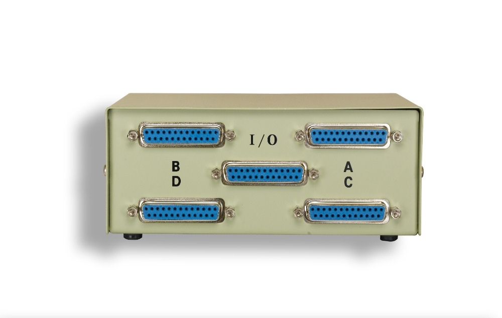 4-Way DB25 Manual Data Switch