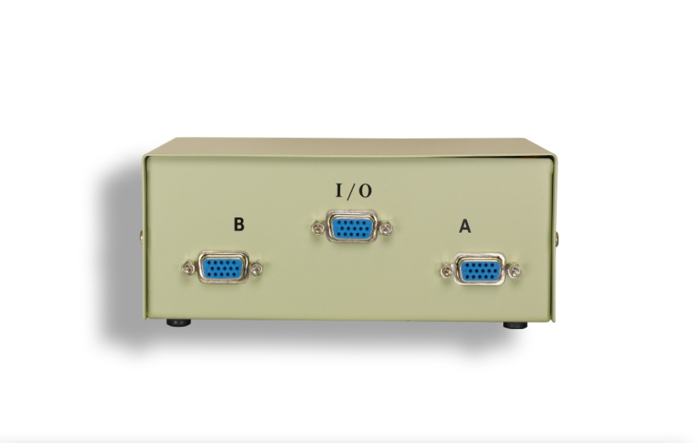 2-Way HD15 VGA Manual Data Switch