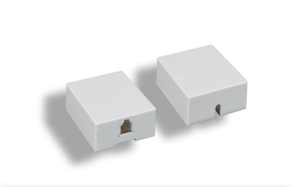 RJ-11 6P4C 1 Port Surface Mount Box
