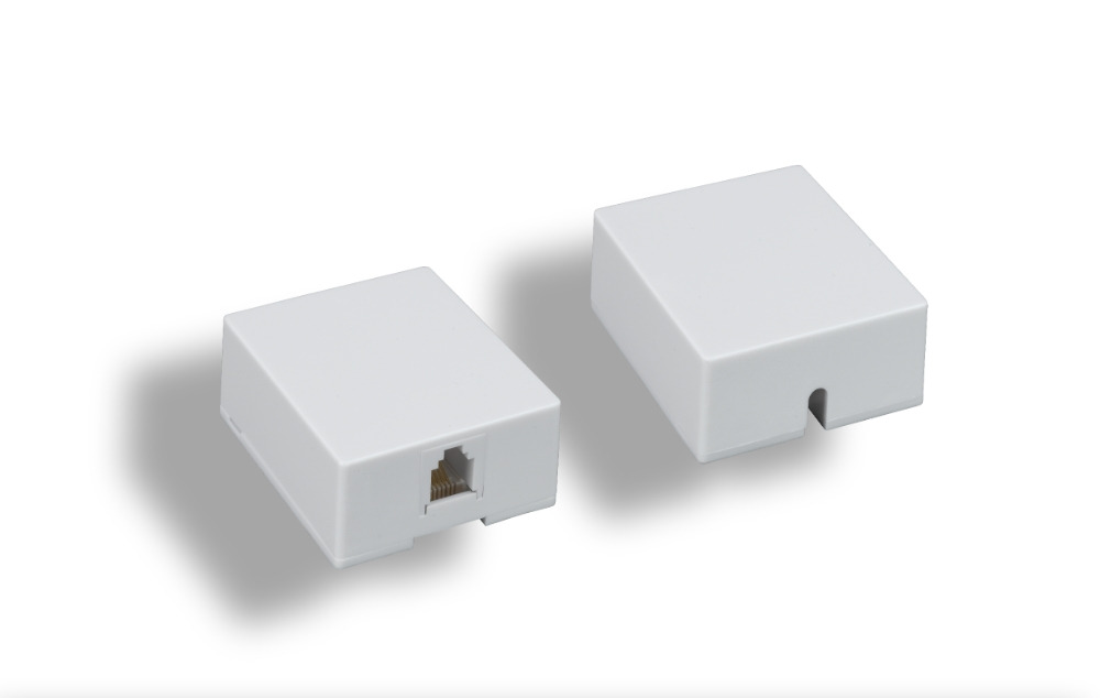 RJ-12 6P6C 1 Port Surface Mount Box