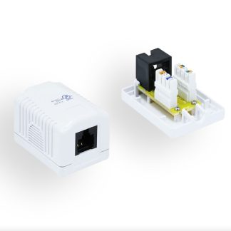 1-Port Cat. 6 Surface Mount Box