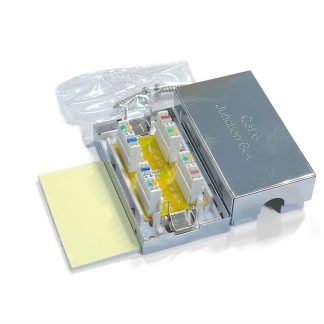Cat.6 Junction Box, 110 Punch Down Type, Metal Cover