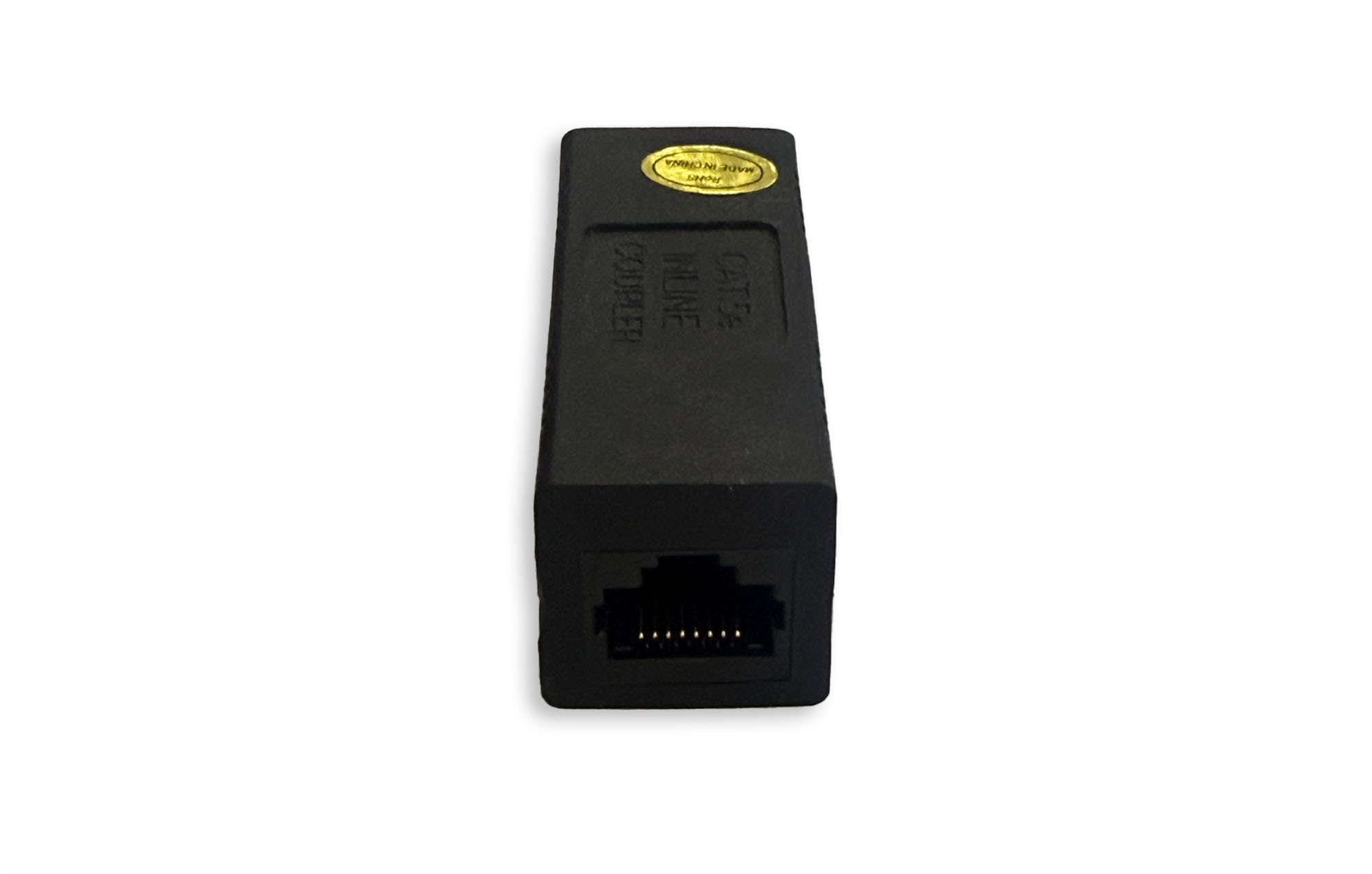 Black Cat. 5e Modular Inline Coupler - Image 2