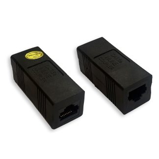 Black Cat. 5e Modular Inline Coupler