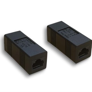 Crossover Black Cat. 5e Modular Inline Coupler