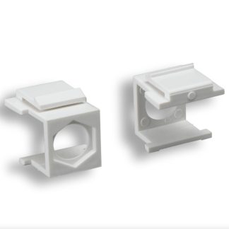Blank Insert for F-Type Connector White