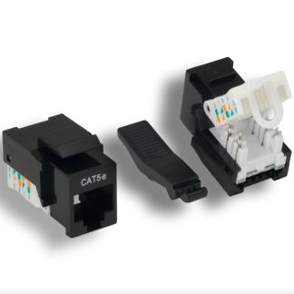 Black Cat. 5e Tool-less Keystone Jack