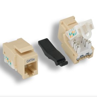 Ivory Cat. 5e Tool-less Keystone Jack