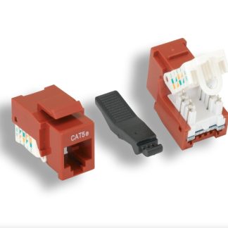Red Cat. 5e Tool-less Keystone Jack