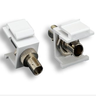 ST Simplex Multi-Mode Fiber Optic Keystone Insert Module