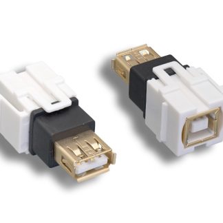 USB 2.0 AF / BF Keystone Insert Module