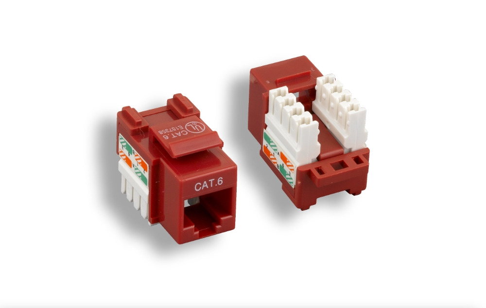 Red Cat. 6 Punch Down Keystone Jack