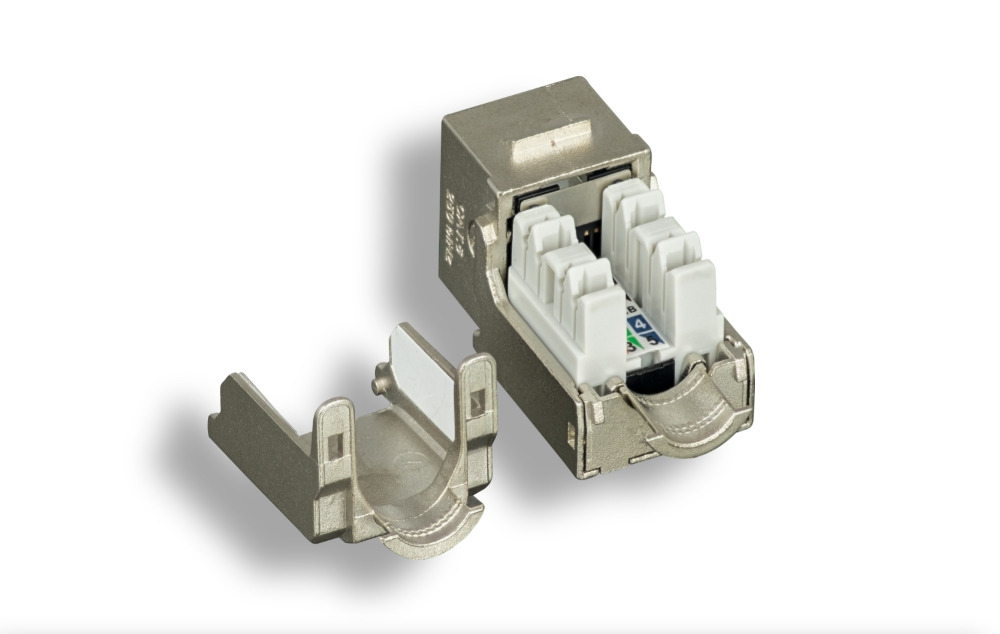 Cat. 6 Shielded Punch Down Keystone Jack - Image 2