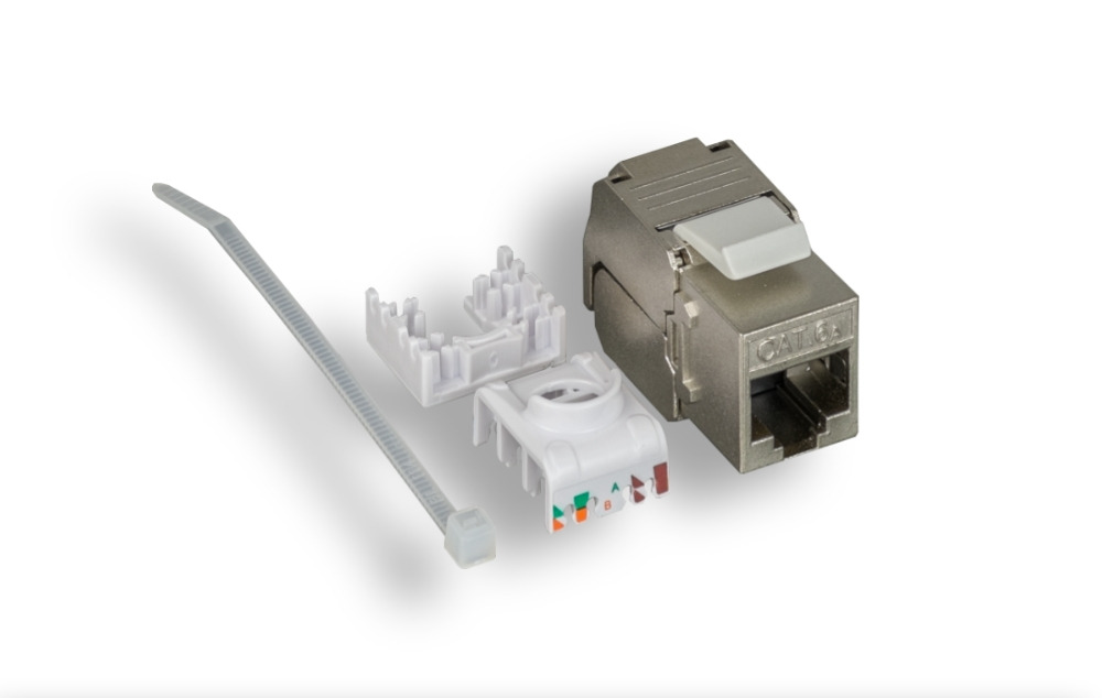 Cat. 6a Shielded Tool-less Keystone Jack