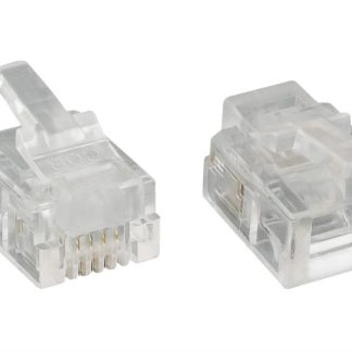 RJ-11 6P4C Plug Flat Stranded