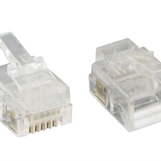 RJ-12 6P6C Plug Flat Stranded