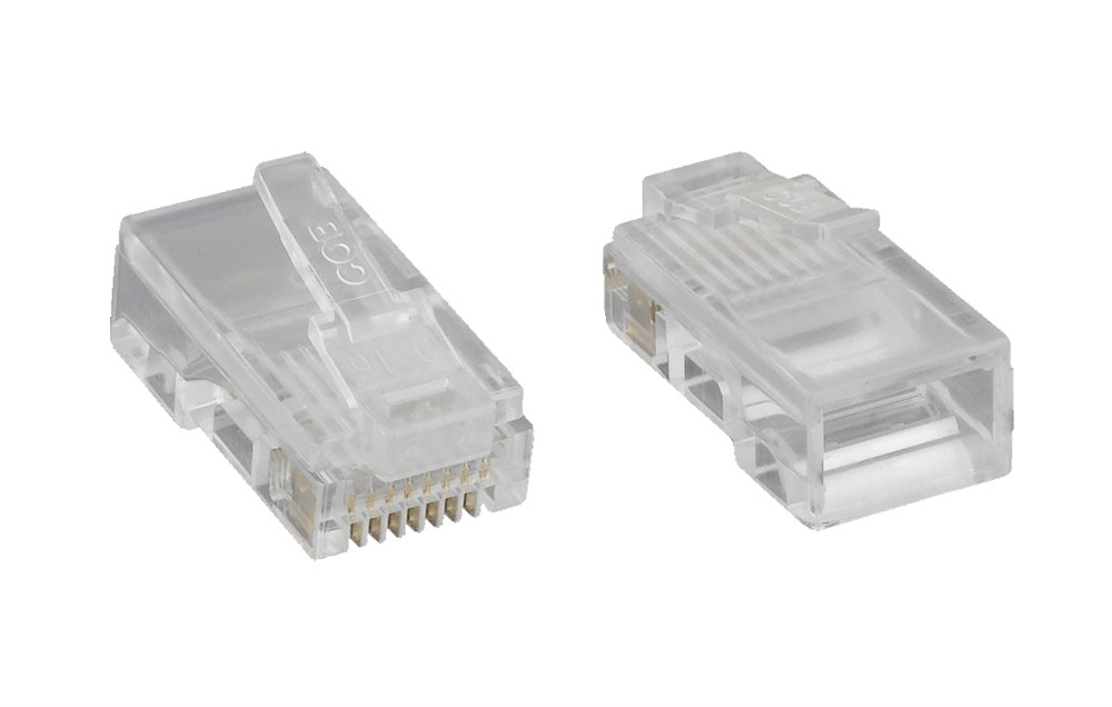 RJ-45 8P8C Plug Flat Stranded