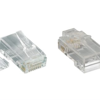 Cat. 6 Modular Plug Stranded Wire 50U, with Load Bar