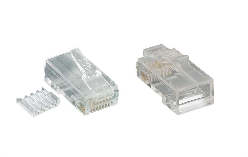 Cat. 6 Modular Plug Stranded Wire 50U, with Load Bar