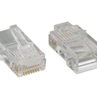 Cat. 5 Modular Plug Solid Wire 3Prong 50U