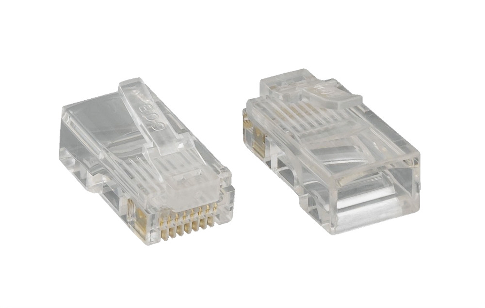 Cat. 5 Modular Plug Solid Wire 3Prong 50U