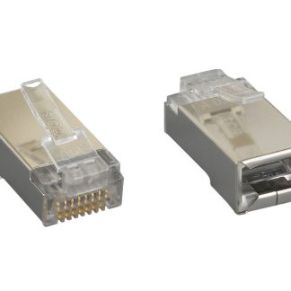 Cat. 5 Modular Shielded Plug Stranded Wire 50U