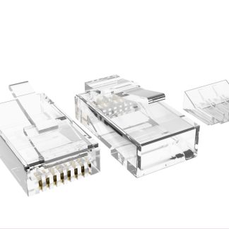 MINI Cat. 6 & 6a Modular Plug Stranded Wire 50 Micron, with Load Bar