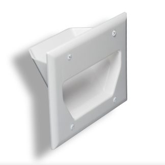 3-Gang Recessed Low Voltage Wall Plate