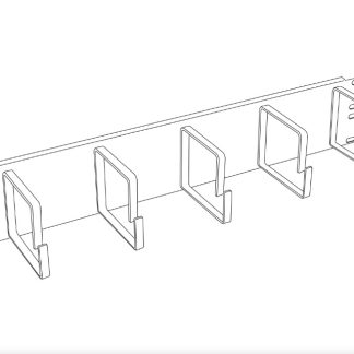 D-Ring Cable Management Panel