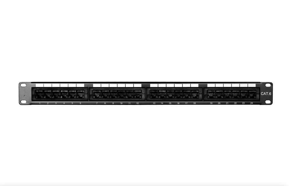 24-port Cat 6 Patch Panel 110 Type
