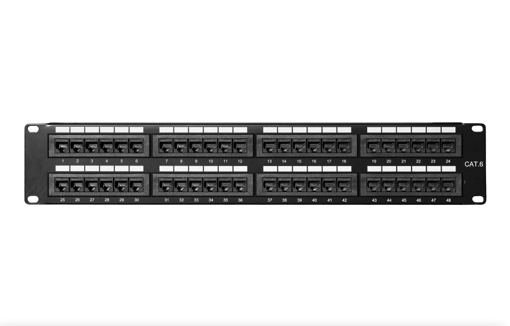48-port Cat 6 Patch Panel 110 Type