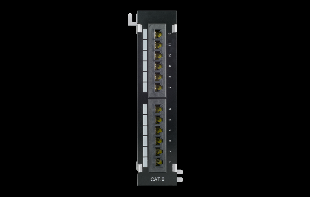 12-port Cat 6 Mini Patch Panel 110 Type - Image 2