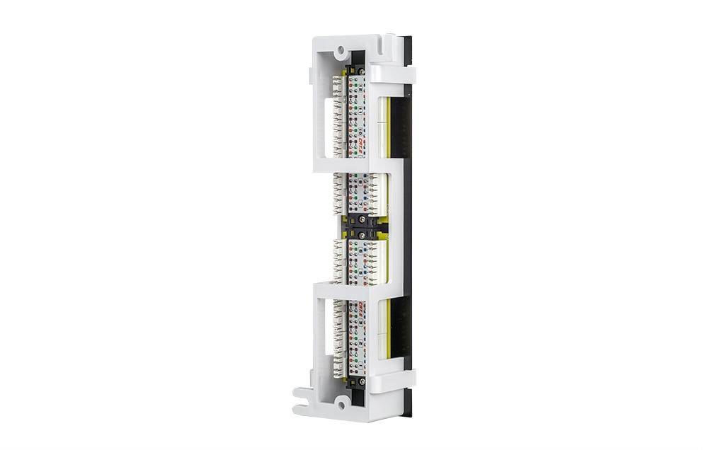 12-port Cat 6 Mini Patch Panel 110 Type - Image 3