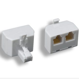 RJ-45 8P/8C 1 to 2 Modular T-Adapter