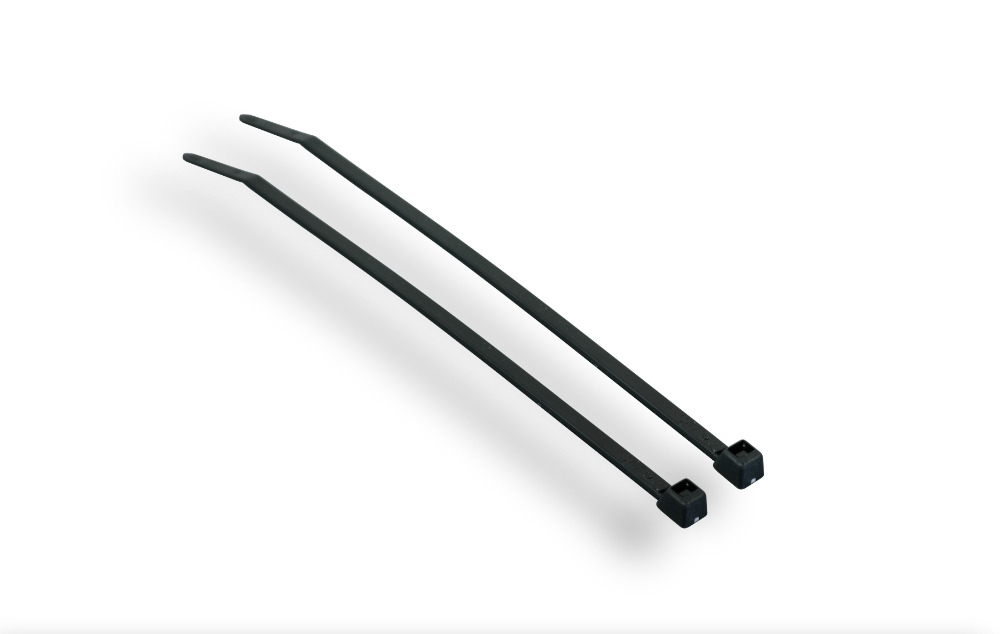 4in 18lbs Cable Ties, Black