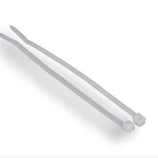8in 40lbs Cable Ties, White