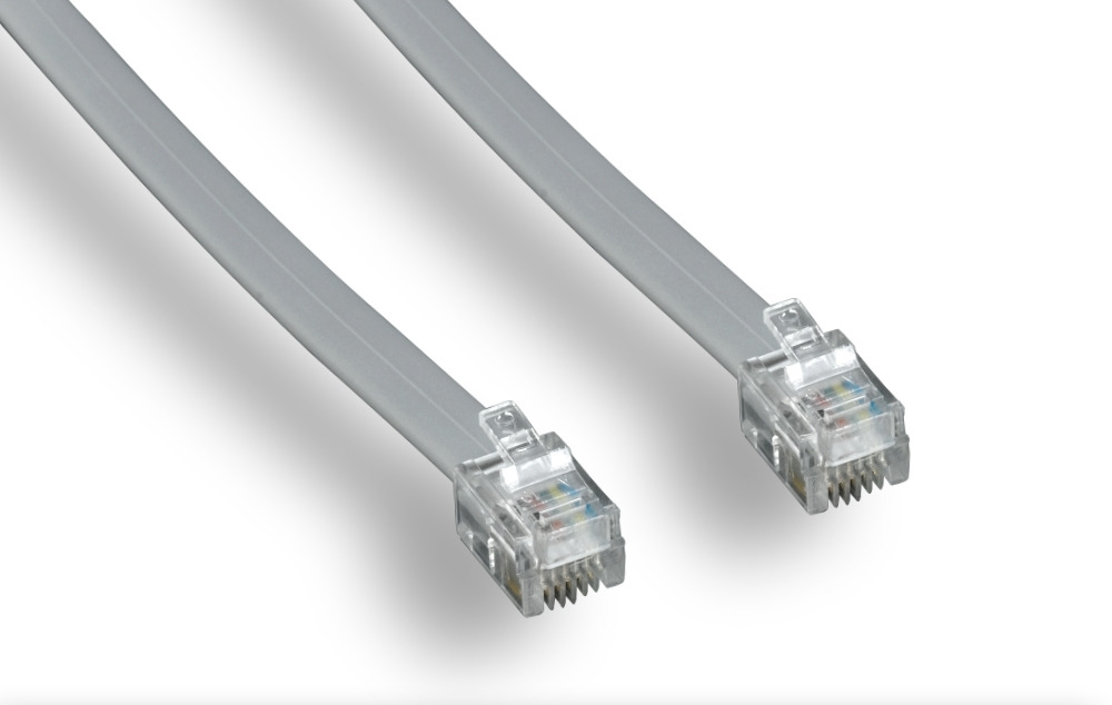 RJ-11 6P4C Reverse Modular Phone Cable
