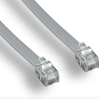 RJ-12 6P6C Straight Modular Phone Cable